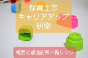 【保育士等キャリアアップ研修】都道府県一覧〜転職にも役立つ数少ない学習