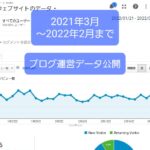 【ブログ運営報告１年分】10万PVブロガーの新規ブログデータ、収入公開