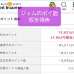 【保育士ジャムのポイ活収支報告】2022年1月更新〜ポイントインカム使用